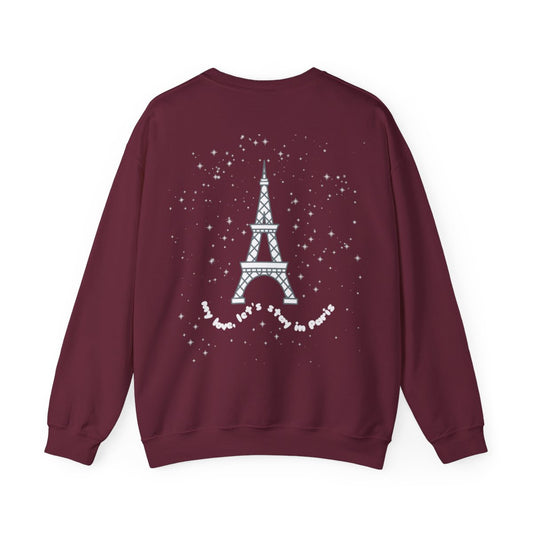 Paris Sweatshirt maroon | Lubry